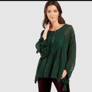 World Market Green Shirt